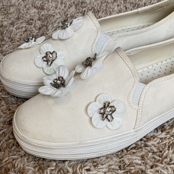 Kate Spade Keds Slip On Sneakers Size 9.5 - Picture 4 of 7